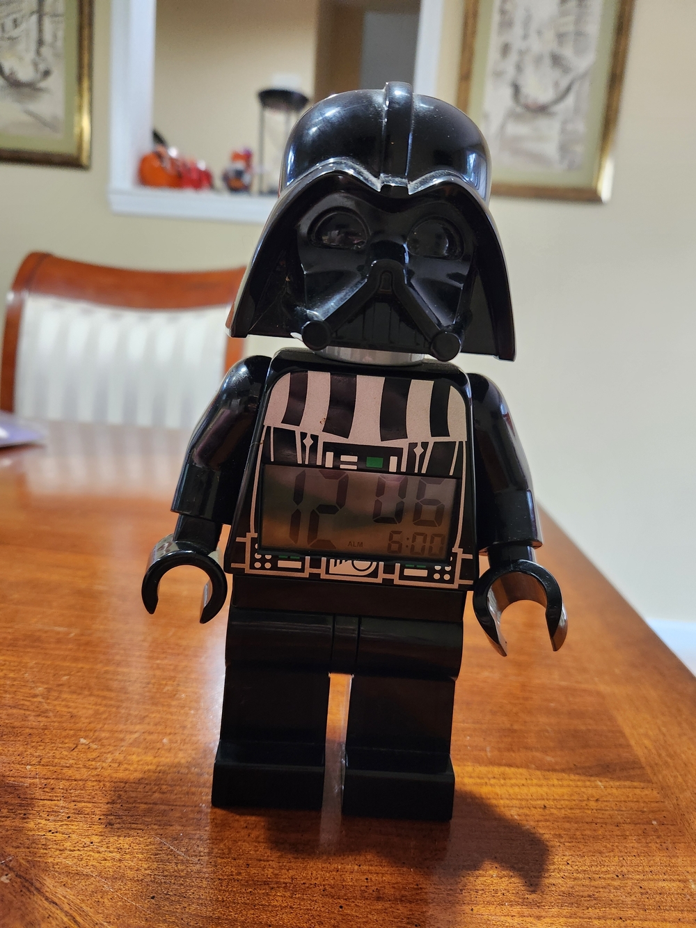 LEGO Darth Vader Black Digital Minifigure Alarm Clock